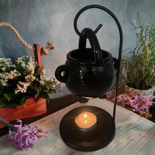 Hanging Cauldron Wax / Oil Burner Tealight Candle Holder
